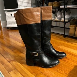 Style & Co. calf length black boots